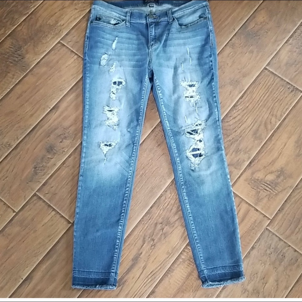 Judy Blue skinny destroyed jeans 13